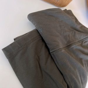 lululemon full length high rise green leggings